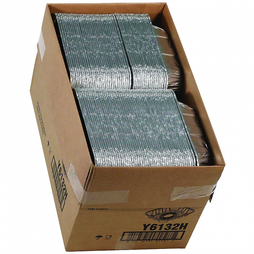 Aluminum Steam Table Pan, Half-Size Deep, 2.6" Deep, 11.8 x 9.4, 100/Carton (Y6132H)