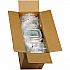 Classic Carry-Out Container with PET Dome Lid, 22 oz, 8.2 x 6.2 x 1.3, Silver/Clear, Aluminum, 100/Carton (Y6708PET)