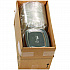 Classic Carry-Out Container with PET Dome Lid, 46 oz, 9.8 x 7.8 x 1.3, Silver/Clear, Aluminum, 50/Carton (Y6710PET)