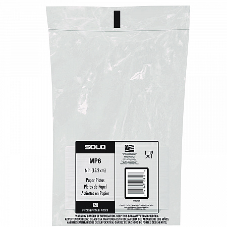 Compostable Paper Dinnerware, ProPlanet Seal, Plate, 6