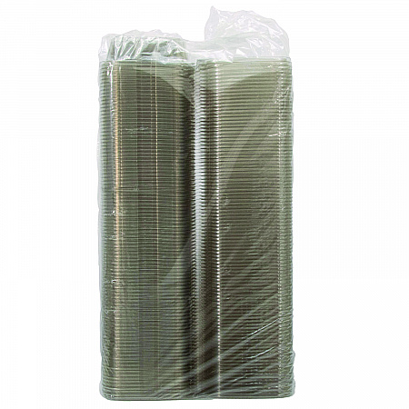 ClearPac SafeSeal rPET Tamper-Resistant/Evident Containers, Embossed Bottom, 24 oz, 6.37 x 7.15 x 1.86, Clear, 200/Carton (CH24DERF)