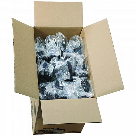 Plastic Portion Cup, 2 oz., Black, 2,400/Carton (YSPP200EA)