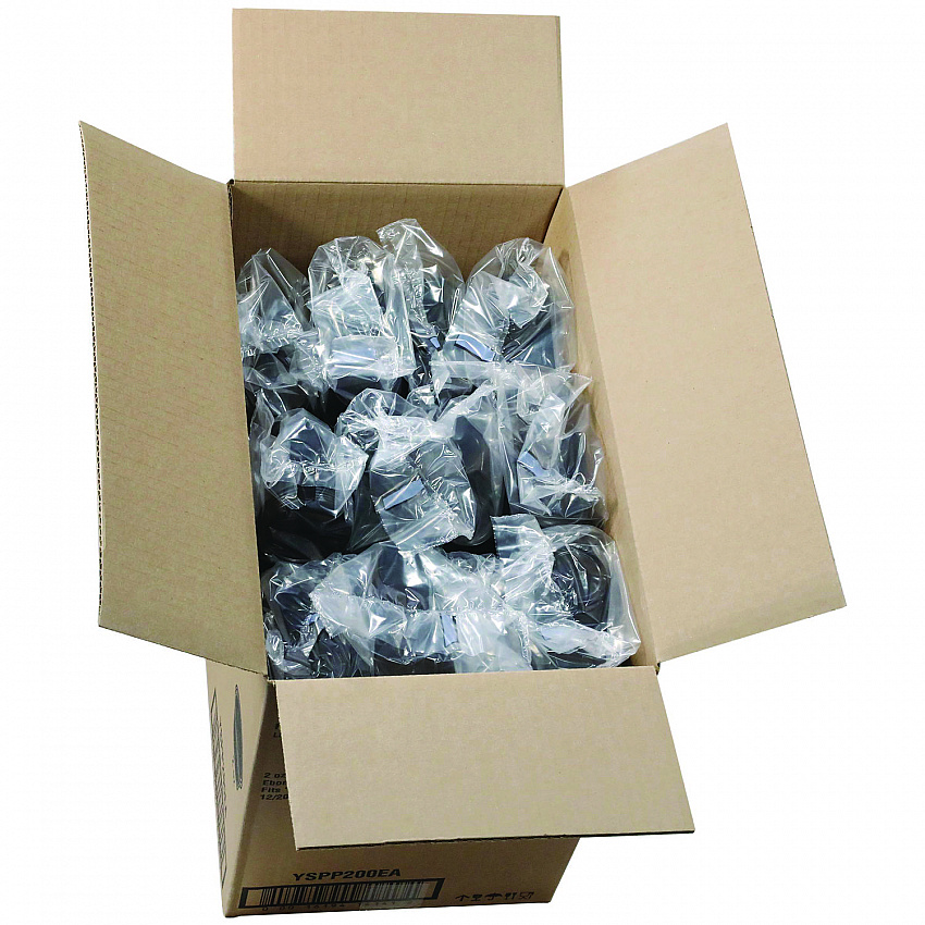 Plastic Portion Cup, 2 oz., Black, 2,400/Carton (YSPP200EA)