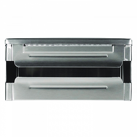 Surface-Mounted Paper Towel Dispenser, 12.13 x 6.13 x 7.25, Satin Stainless Steel (263)