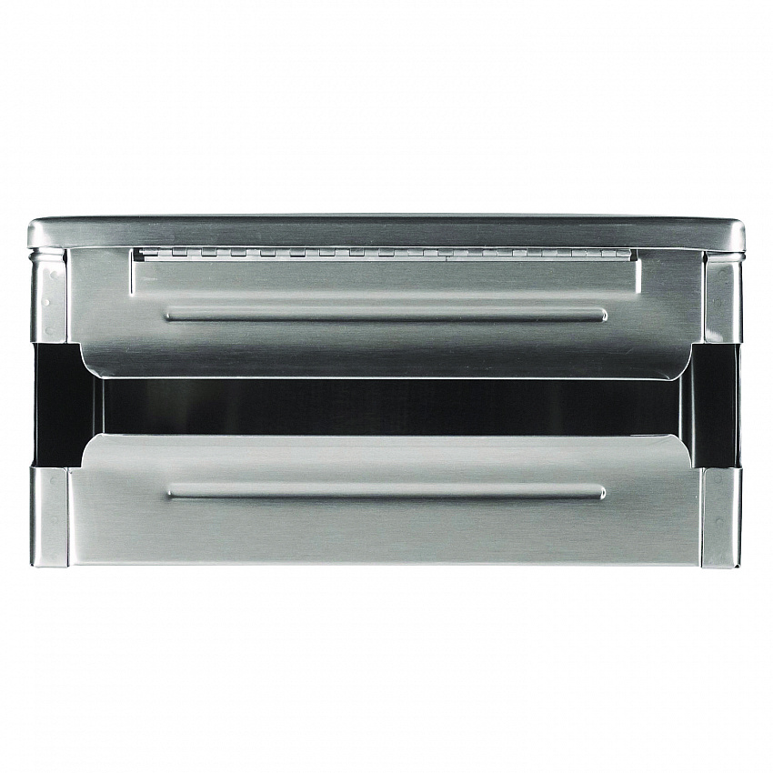 Surface-Mounted Paper Towel Dispenser, 12.13 x 6.13 x 7.25, Satin Stainless Steel (263)