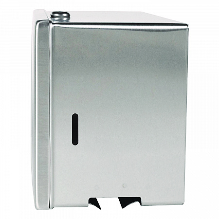 Surface-Mounted Paper Towel Dispenser, 12.13 x 6.13 x 7.25, Satin Stainless Steel (263)
