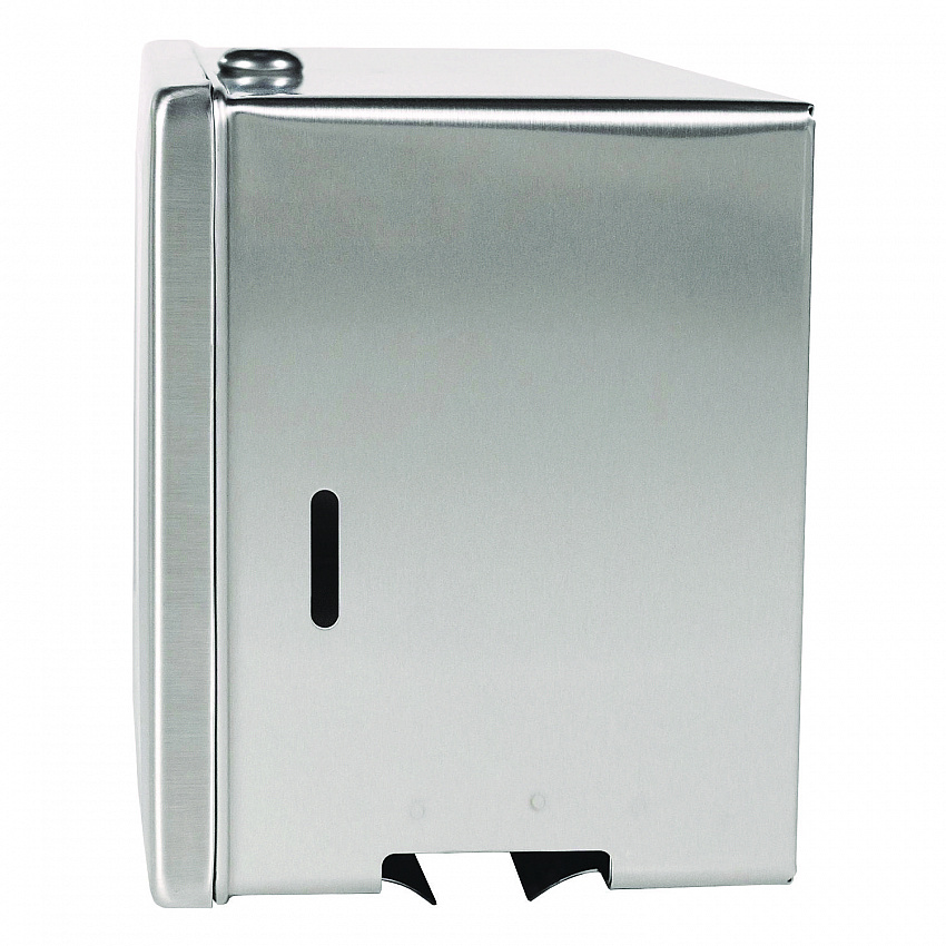 Surface-Mounted Paper Towel Dispenser, 12.13 x 6.13 x 7.25, Satin Stainless Steel (263)