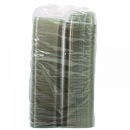 ClearPac SafeSeal rPET Tamper-Resistant/Evident Containers, Embossed Bottom, 32 oz, 6.37 x 7.15 x 2.58, Clear, 200/Carton (CH32DERF)
