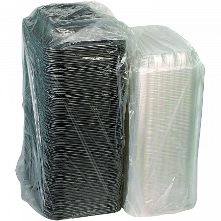 ClearView MealMaster Chicken Barn, 13.3 x 8.4 x 4, Black/Clear, Plastic, 105/Carton (YCNC300800NH)