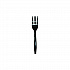 Meadoware Cutlery, Individually Wrapped, Medium Heavyweight Fork, Plastic, Black, 1,000/Carton (MKFE)