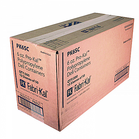 Microwavable Deli Containers, 6 oz, 4.6