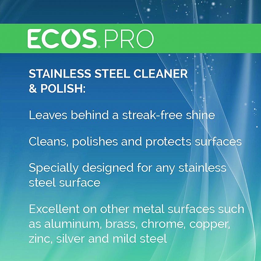 Stainless Steel Cleaner and Polish, 32 oz Spray (PL93306EA)