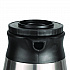 Thermal Vacuum Pitcher, 64 oz, Stainless Steel/Black (VACPIT19)