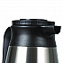 Thermal Vacuum Pitcher, 64 oz, Stainless Steel/Black (VACPIT19)