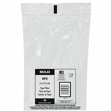 Compostable Paper Dinnerware, ProPlanet Seal, Plate, 6
