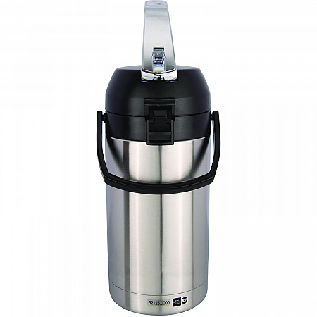 Lever Action Airpot, 101 oz, Stainless Steel/Black (AIRPOT30)