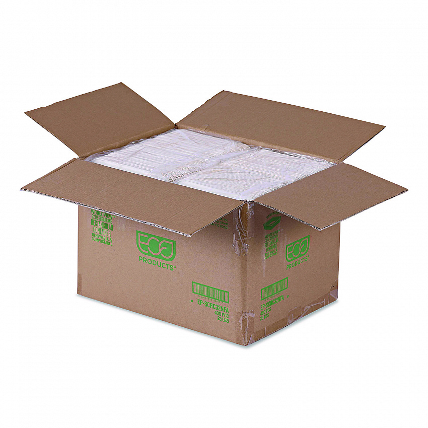 WorldView Vanguard Rectangular Container, 32 oz, 4.71 x 7.01 x 1.04, White, Sugarcane Fiber, 400/Carton (EPSCRC32NFA)