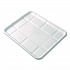 Meat and Produce Food Trays, 10.52 x 8.5 x 0.5, White, Sugarcane Fiber, 300/Carton (EPMP8SNFA)