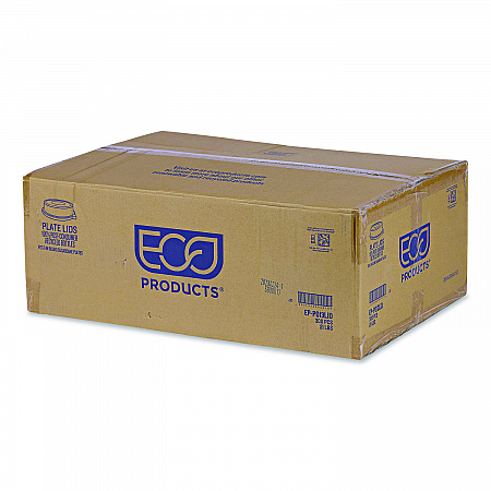 100% Recycled Content Round Plate Lids, Plastic, 9