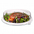 100% Recycled Content Round Plate Lids, Plastic, 9