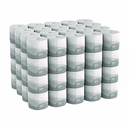 Pacific Blue Basic Bathroom Tissue, Septic Safe, 2-Ply, White, 550 Sheets/Roll, 80 Rolls/Carton (1988001)