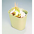 Fiberglass Wastebasket, 10 gal, Fiberglass, Beige (254400BG)