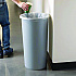 Untouchable Large Plastic Round Waste Receptacle, 22 gal, Plastic, Gray (354600GY)