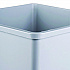 Untouchable Square Waste Receptacle, 35 gal, Plastic, Gray (3958GRA)