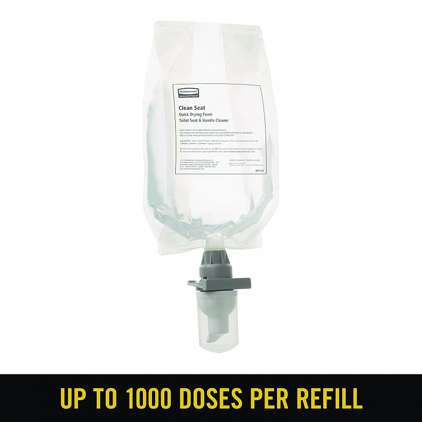 TC Clean Seat Foaming Refill, Unscented, 400 mL Box, 12/Carton (402312)