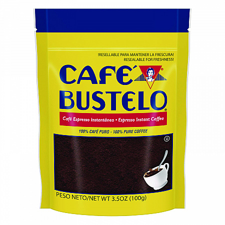 Cafe Bustelo Instant Coffee, Espresso, 3.5 oz Packet, 24/Carton (11167CT)