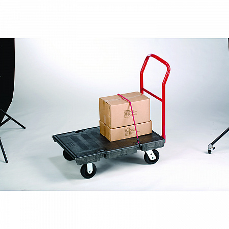 Heavy-Duty Platform Truck Cart, 1,000 lb Capacity, 24 x 36 Platform, Black (4403BLA)