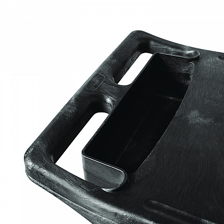 Trades Cart with Locking Storage Area, Plastic, 2 Shelves, 2 Drawers, 330 lb Capacity, 19.25