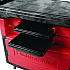Trades Cart with Locking Storage Area, Plastic, 2 Shelves, 2 Drawers, 330 lb Capacity, 19.25