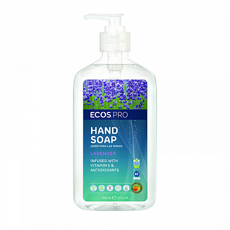Liquid Hand Soap, Lavender Scent, 17 oz, 6/Carton (PL96656CT)