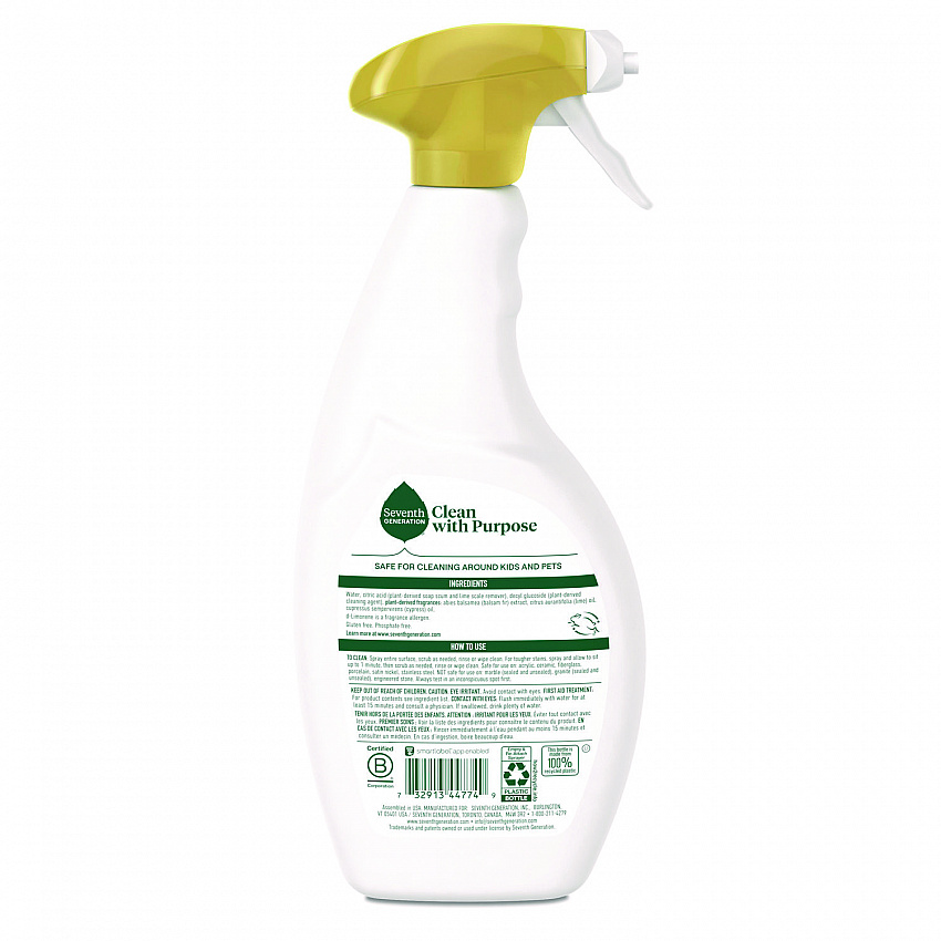Tub and Tile Cleaner, Emerald Cypress and Fir Scent, 26 oz Spray Bottle, 8/Carton (67662077)