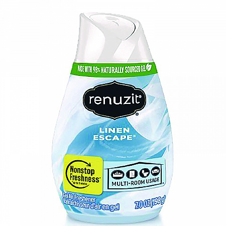 Adjustables Air Fresheners, Linen Escape, 7 oz Cone, 12/Carton (63111CT)