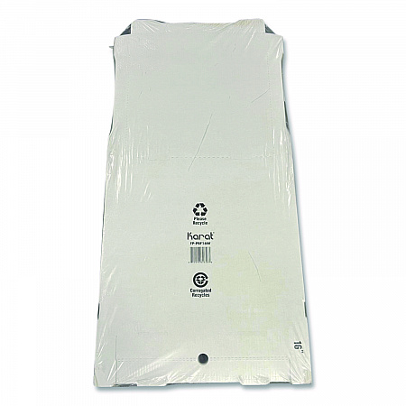 Corrugated Pizza Boxes, 16 x 16 x 1.97, White/Brown, 50/Carton (FPPBF16W)