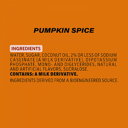 Liquid Coffee Creamer, Peppermint Mocha/Pumpkin Spice, 0.38 oz Mini Cups, 50/Pack, 4 Packs/Carton (70000095)