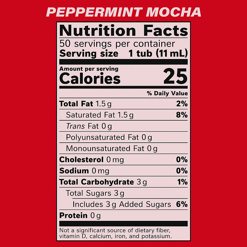 Liquid Coffee Creamer, Peppermint Mocha/Pumpkin Spice, 0.38 oz Mini Cups, 50/Pack, 4 Packs/Carton (70000095)