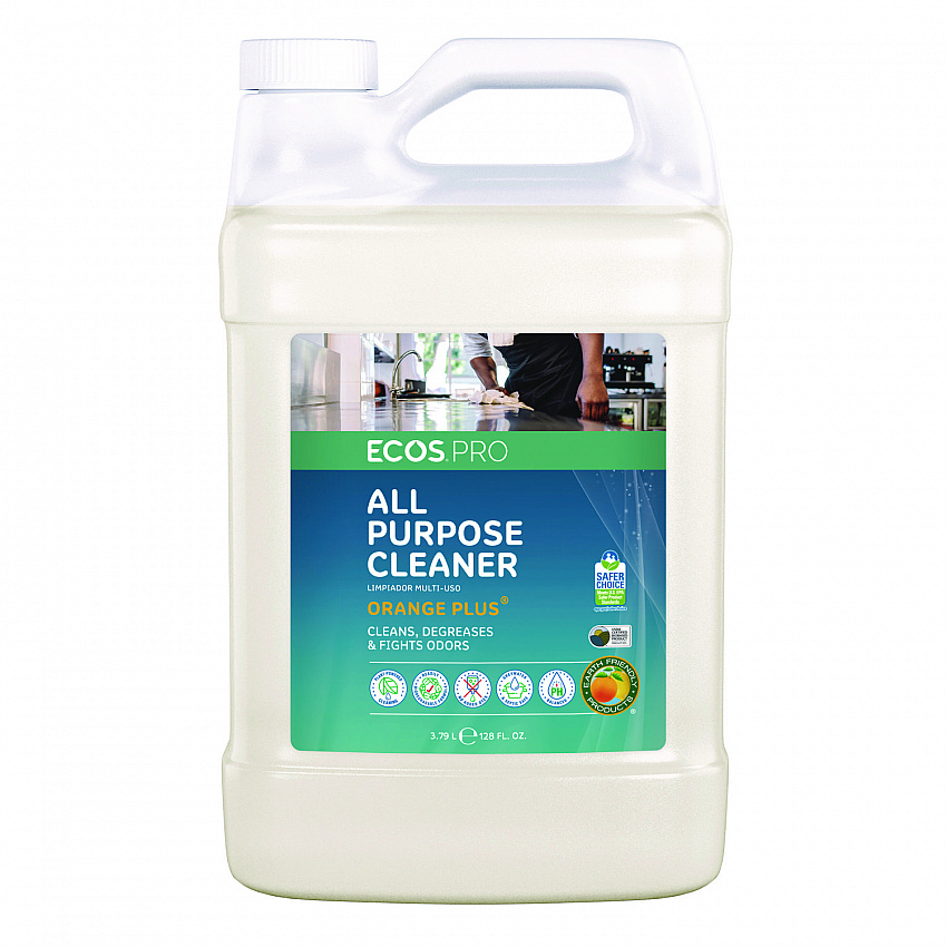 Orange Plus All-Purpose Cleaner and Degreaser, 1 gal Bottle, 4/Carton (PL970604CT)