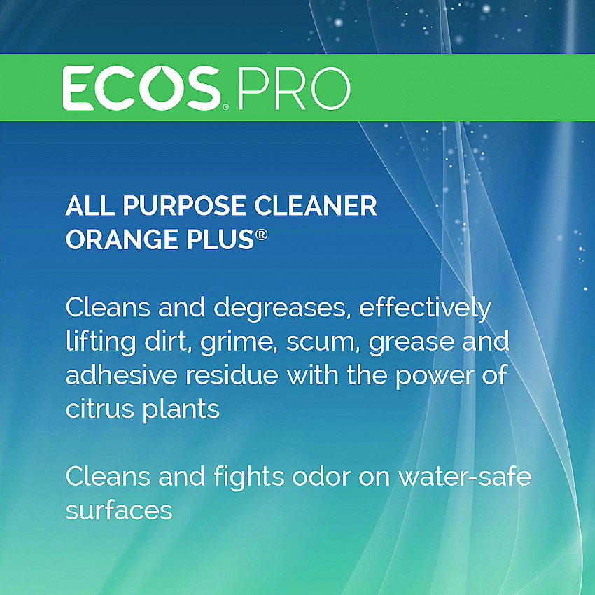 Orange Plus All-Purpose Cleaner and Degreaser, 1 gal Bottle, 4/Carton (PL970604CT)