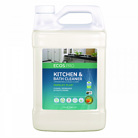 Parsley Plus All-Purpose Kitchen and Bathroom Cleaner, Herbal Scent, 1 gal Bottle, 4/Carton (PL974604CT)