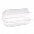 Hoagie Hinged Lid Container, 9 x 5.5 x 3.2, Clear, Plastic, 220/Carton (YCASH3011UCH)