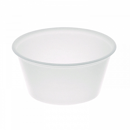 Plastic Portion Cup, 3.25 oz, Translucent, 3,000/Carton (YS300A)