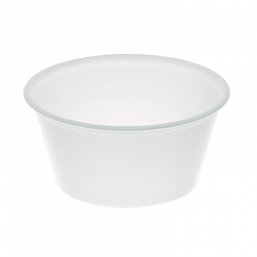 Plastic Portion Cup, 3.25 oz, Translucent, 3,000/Carton (YS300A)