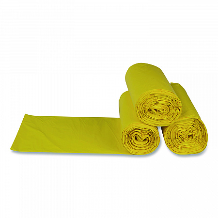 Low-Density Commercial Can Liners, Infectious Waste Biohazard, 30 gal, 1.15 mil, 30