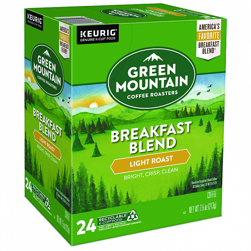 Breakfast Blend Coffee K-Cup Pods, 96/Carton (6520CT)