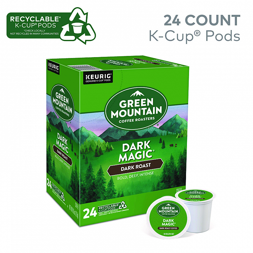 Dark Magic Extra Bold Coffee K-Cups, 24/Box (4061)