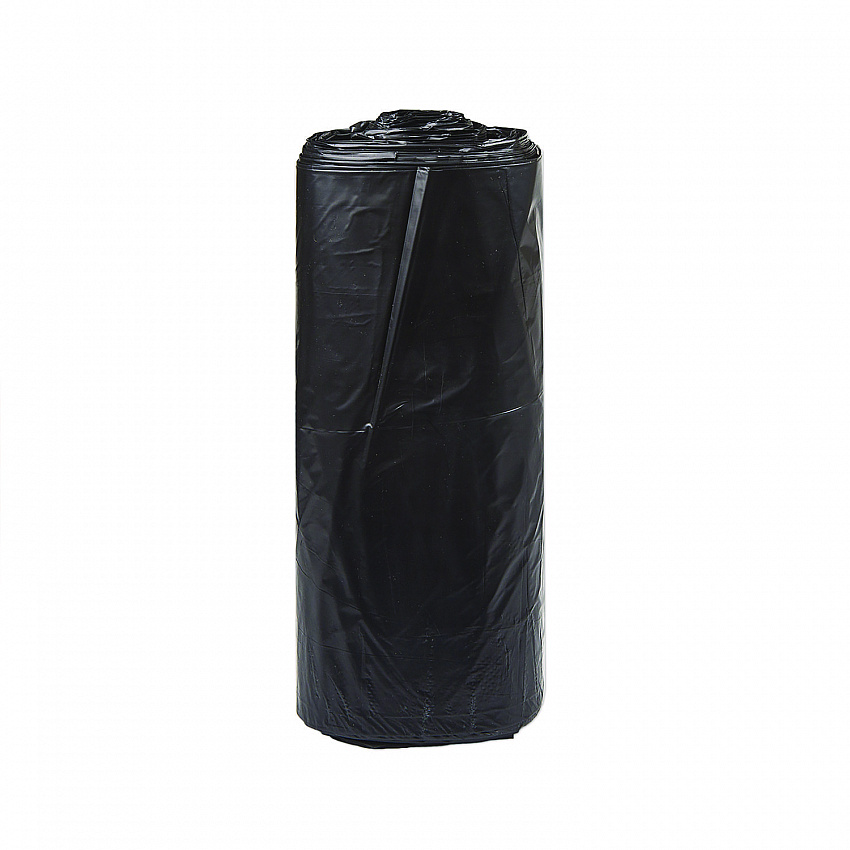 Low-Density Can Liners, 33 gal, 1.25 mil, 33" x 39", Black, Flat Pack, 250/Carton (ML3339)