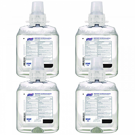 Healthcare HEALTHY SOAP 0.5% PCMX Antimicrobial Foam Refill, For CS4 Dispensers, Fragrance-Free, 1,250 mL, 4/Carton (517804CT)